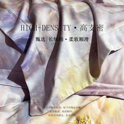 轻奢床上四件套纯棉100全棉2026新款长绒棉高端床单被套床笠床品