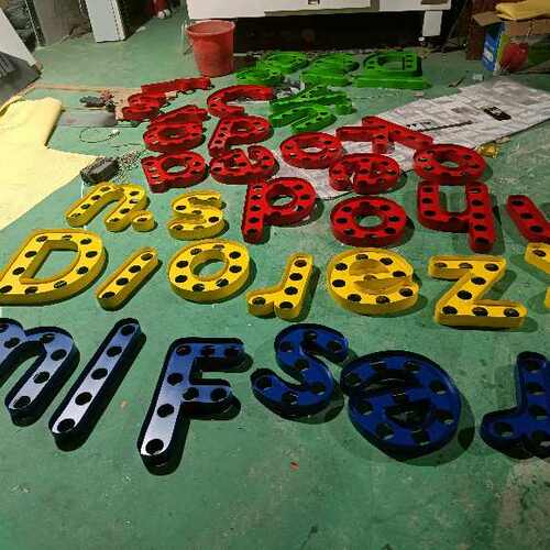 楼顶发光字 冲孔字不锈钢包边字楼体幕墙迷你发光字制作和安装
