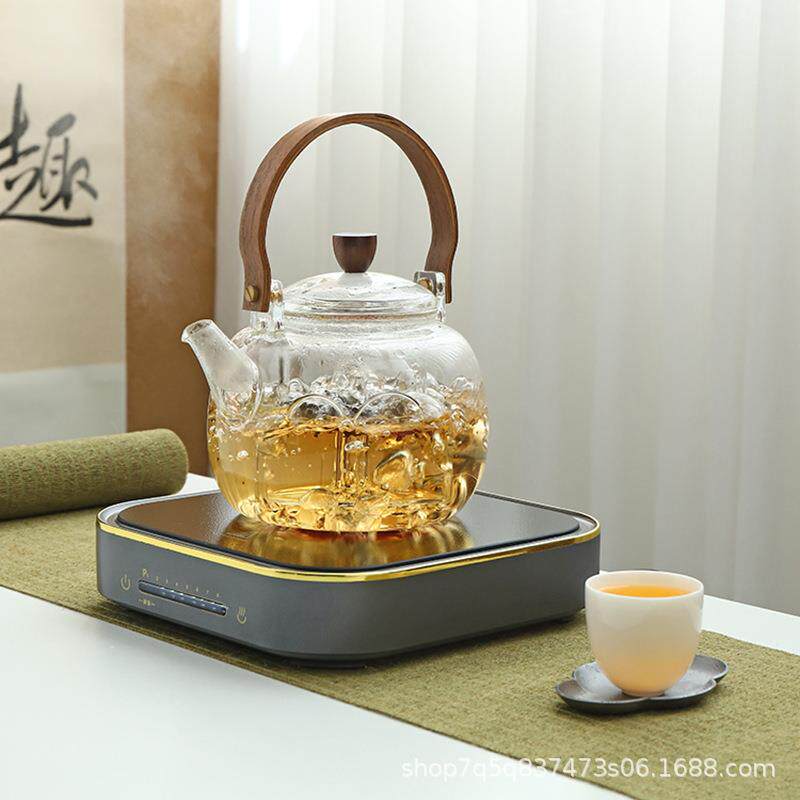 制定直销电陶炉迷你玻璃烧水煮茶炉电炉方形茶炉茶具