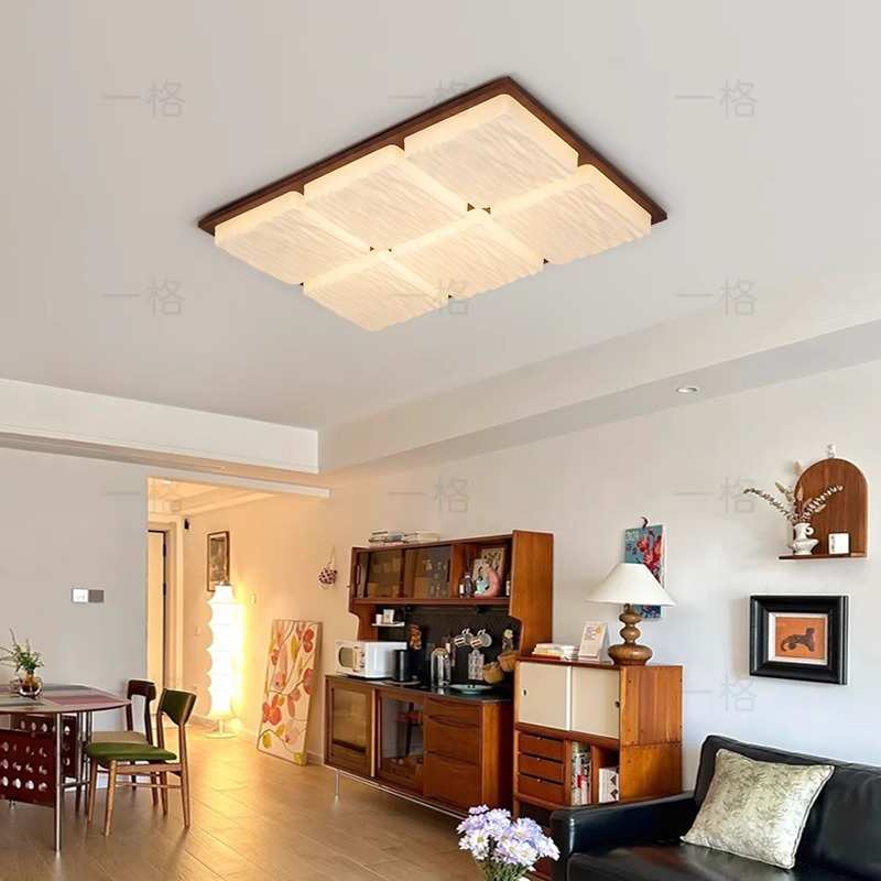 中客厅2025主客厅宋代美学灯具灯屋中山复古实木新款古风吸顶灯全
