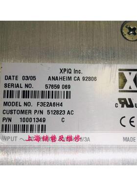 XPiQIncF3E2A6H4电源XPpower电源拆机带质保懂也可维修