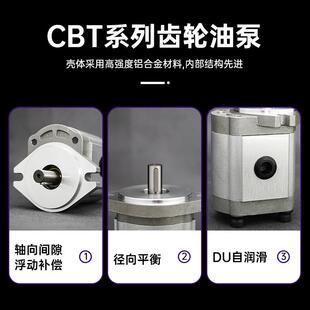 F304 20耐高压高温油泵 液压齿轮泵CBT