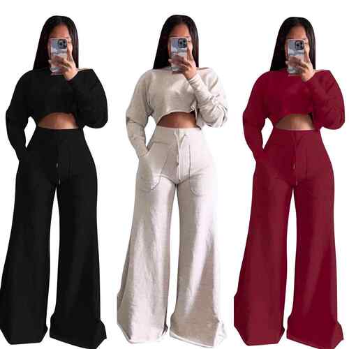Womens Casual 3Color Autumn and Winter Sports Mopping Pants