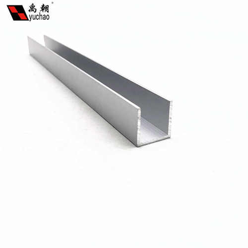铝合金u型槽包边扣条18X18X1.4玻璃卡槽铝槽铝合金型材边框u槽铝