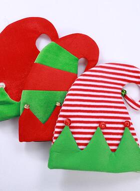 Creative Christmas Hat Multi-Styling Design Long Striped