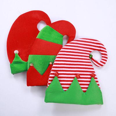 Creative Christmas Hat Multi-Styling Design Long Striped