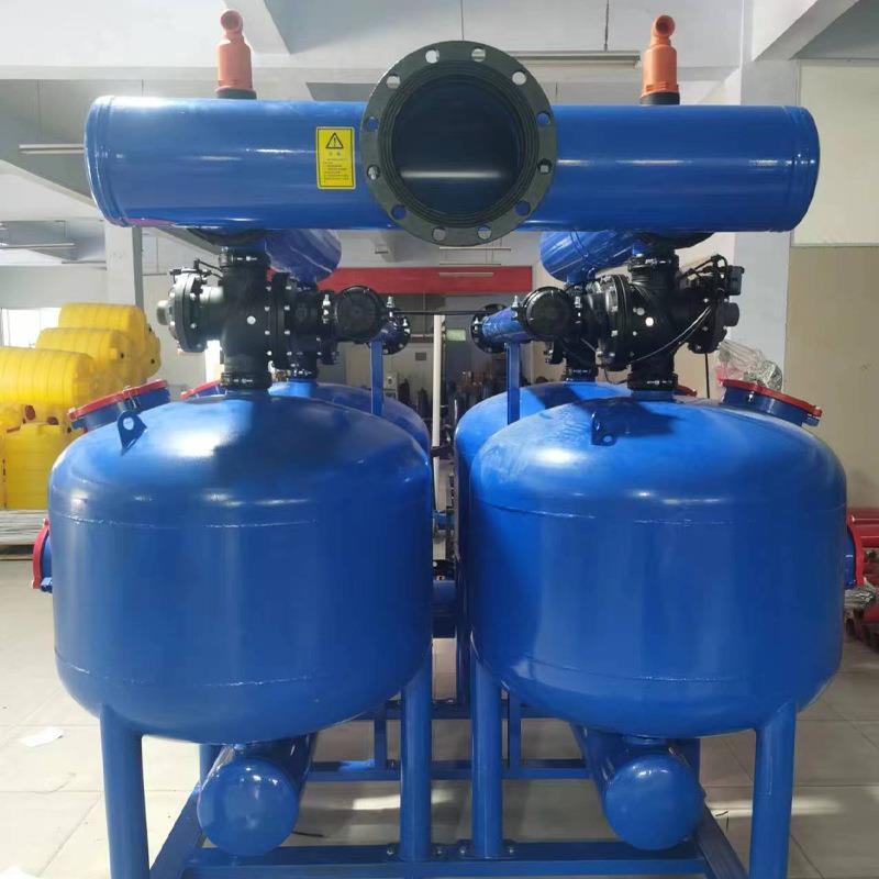 招砂标工程大田全自动BHA反冲洗腔石叠片滤过器双两排砂石过滤器