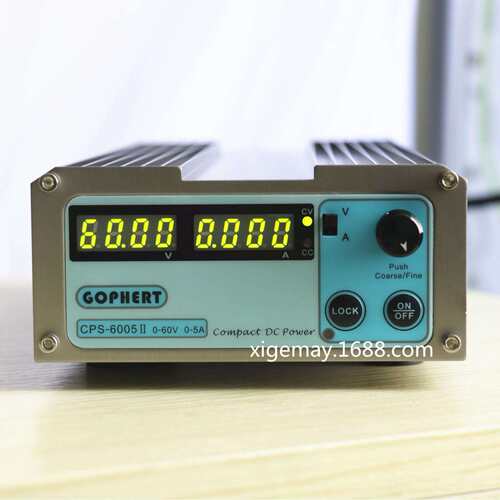 gophert直流稳压电源CPS-6005II可调精密台60V5A高压数显