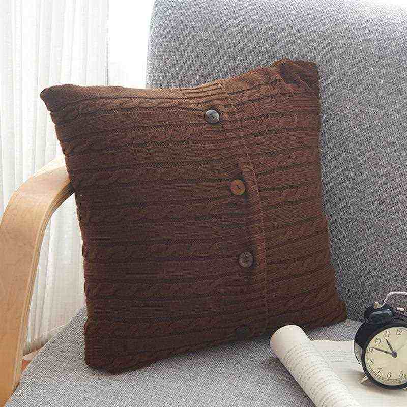 臻坊纺织 全棉麻花针织靠垫 软装配饰摄影道具 汽车腰垫家居必品,床上用品,枕头/枕芯,淘宝优惠券,粉丝福利购,淘宝优惠卷
