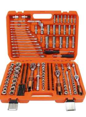 1MIR6cs工具箱组套汽车p修套装多2功能套筒扳手套装套管棘轮板手