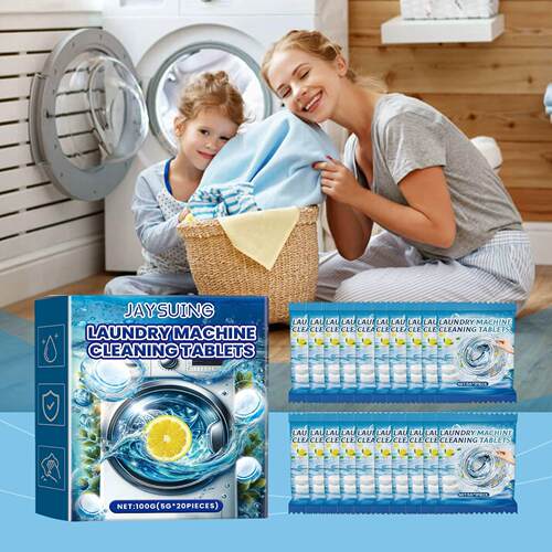 Jaysuing Washing Machine Effervescent Tablets for Stain Remo