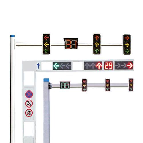 厂家生产道路L型交通信号街道LED红绿灯道路指示灯框架式信号灯