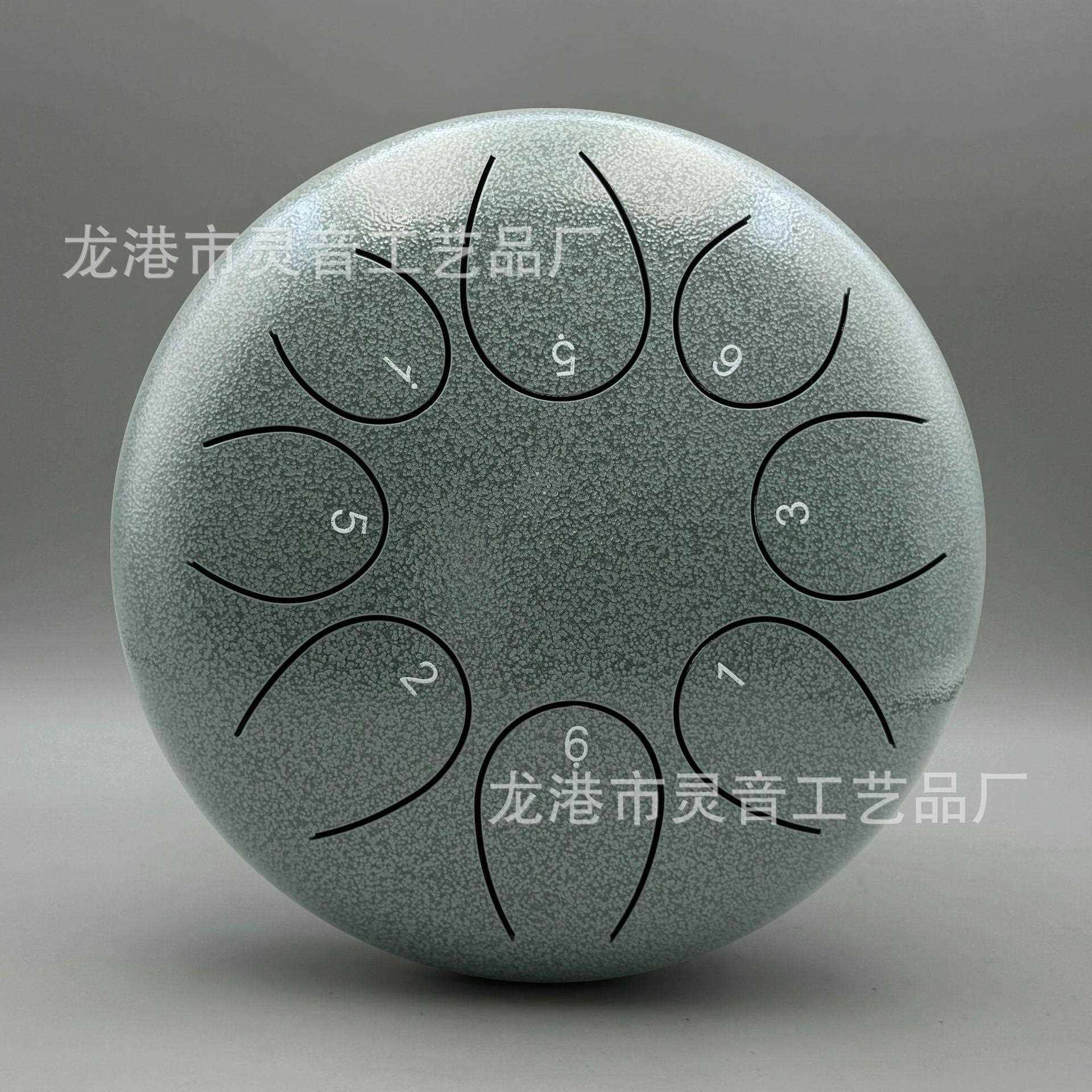 跨境新款成人初学空灵鼓儿童打击乐器无忧鼓8寸8音调E手敲色空鼓