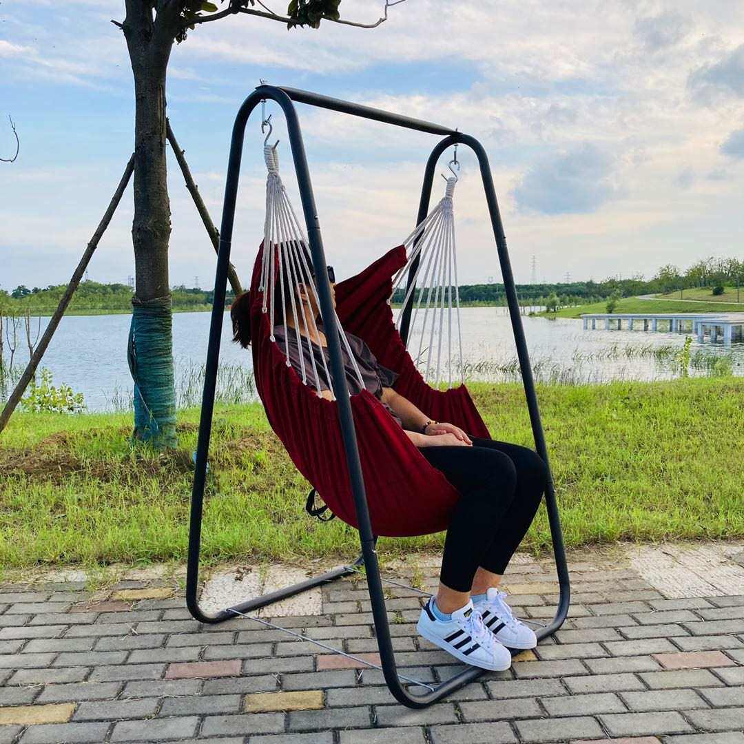 户外秋千椅躺室外宿椅子可吊篮摇椅千家民秋千家用吊床吊室内懒人