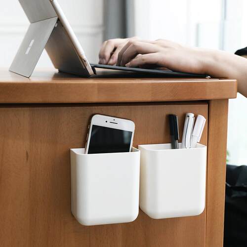 Invisible Wall-Mounted Storage Box, Remote Control Holder, T