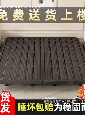 日简约床头悬床架子龙骨架家用铁艺床加厚可单人式双85541浮无人