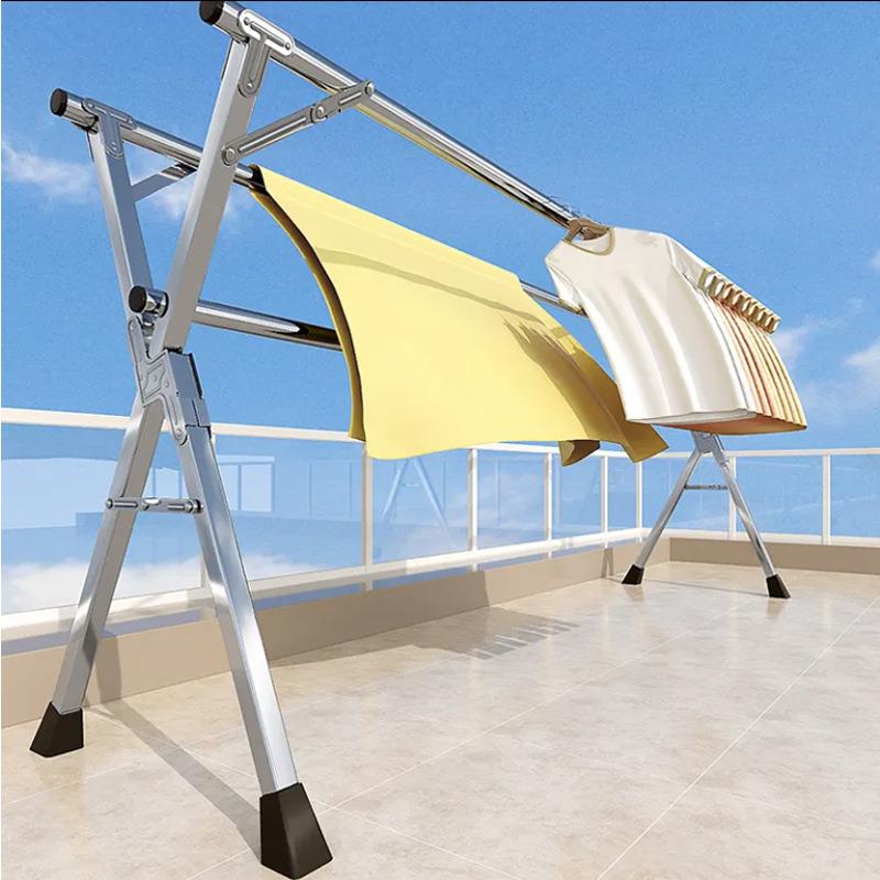 厂家直销翼型折叠晾衣架配件 不锈钢挂衣晒