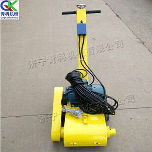 甲板异型钢材除锈机 手推式 小型电动打磨翻新机 金属型材保养抛光