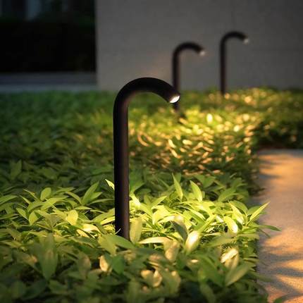 户防d水lTY-SGCPDe超外亮照明灯草地灯庭院景观亮化插地弯管灯简