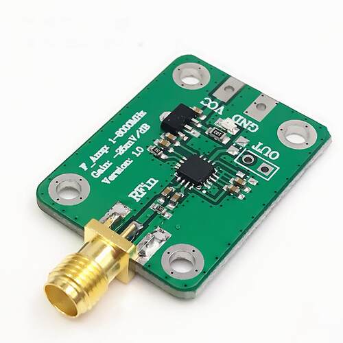 AD8318射频对数检波器70dBRSSI测量功率计（1-8000MHz）