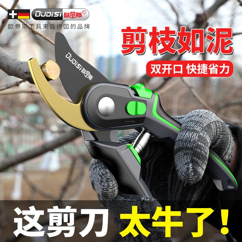 园艺剪剪枝剪刀修剪树枝剪刀果树粗枝大花剪双开关口快捷省力修枝图片