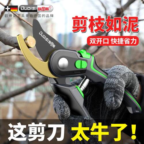 园艺剪剪枝剪刀修剪树枝剪刀果树粗枝大花剪双开关口快捷省力修枝