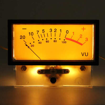 出口高精度音频音量表DB胆机功放表头LED背光板TN-73VU电平表