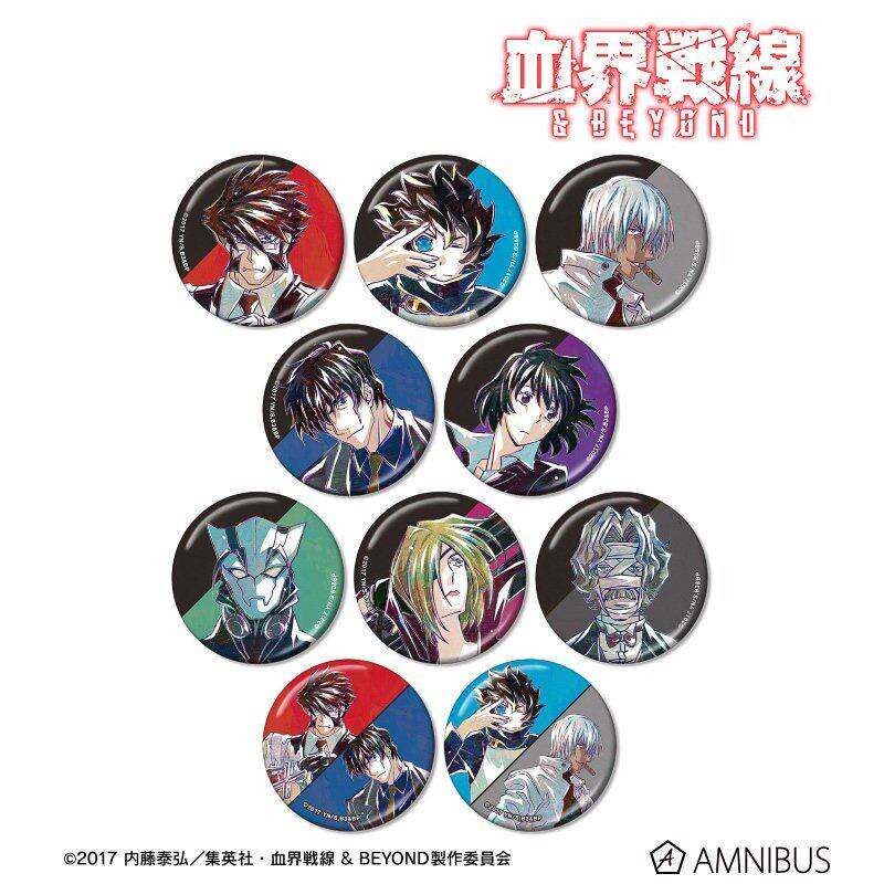 限购5/预定订金 AMNIBUS 血界战线 Ani-Art 第4弹 吧唧徽章 W0260