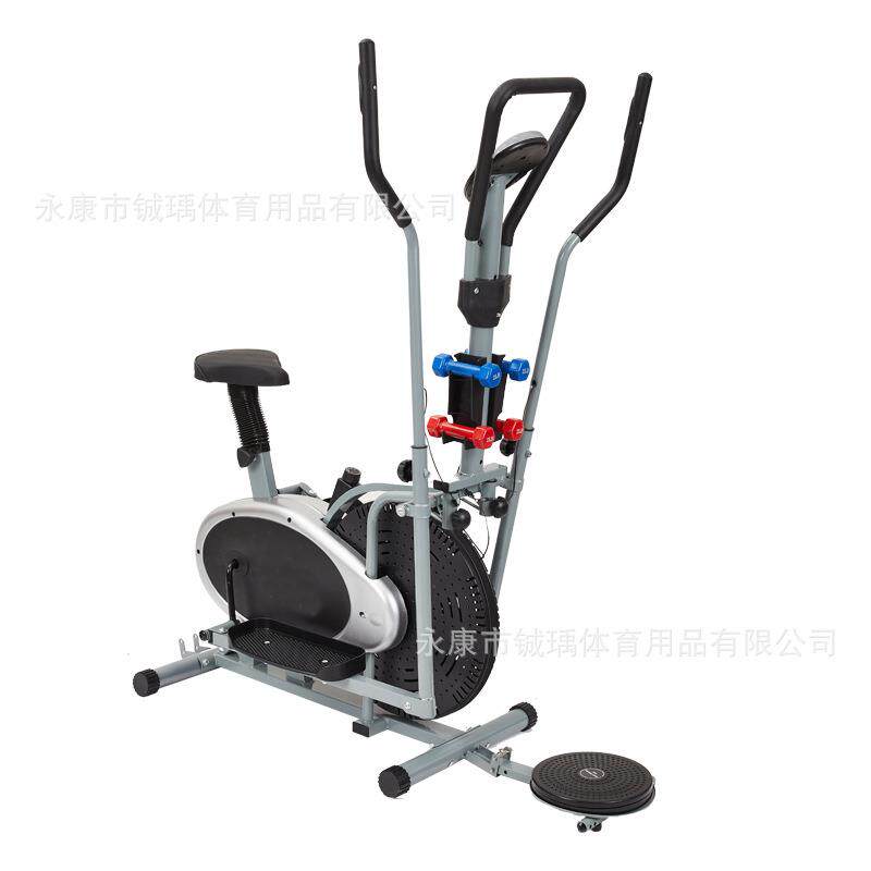 风扇健身车椭圆机扭腰健腹EllipticalBikeWithTwister有氧骑行