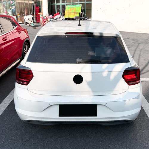 适用大众波罗Polo MK6 2018-2021尾灯灯眉车贴外饰跨境改装