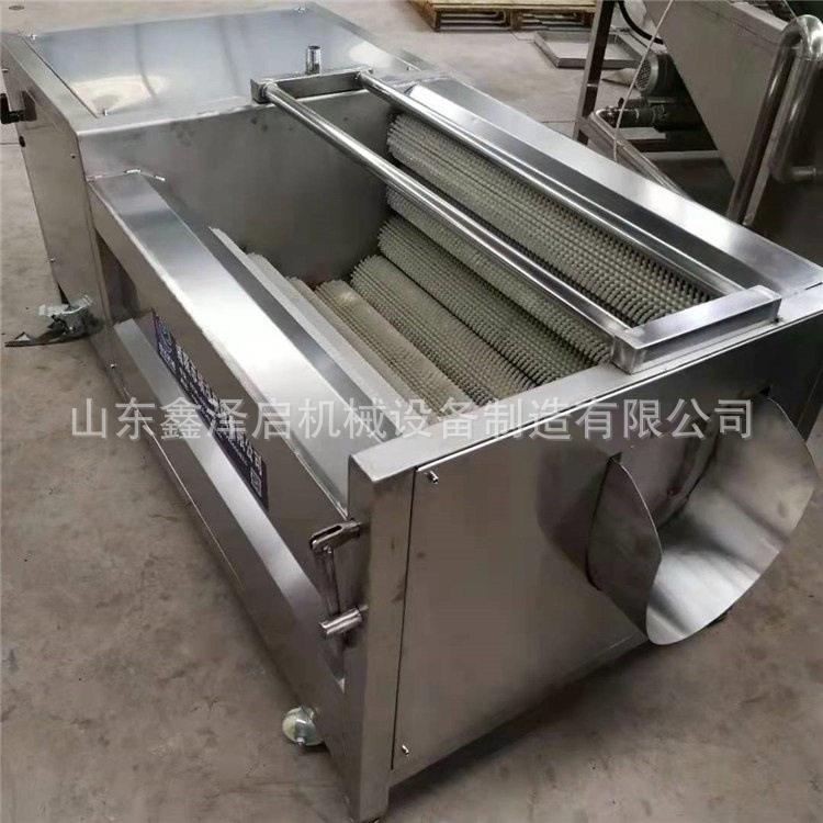 果蔬材去泥去皮清洗机生蚝小龙虾海鲜清洗机土豆毛辊去皮清洗机