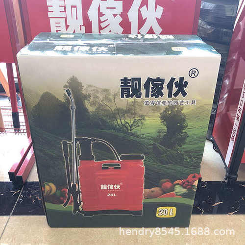 背负式加厚喷不锈钢）杆喷壶手摇20l靓（喷嘴家伙喷雾器台湾农业