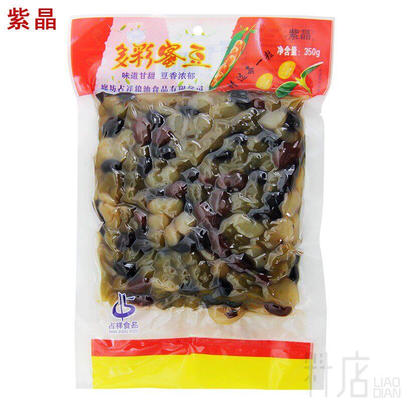 紫晶多彩蜜豆350g即食熟蜜豆五彩馅料冰粥配料奶茶甜品烘焙原料