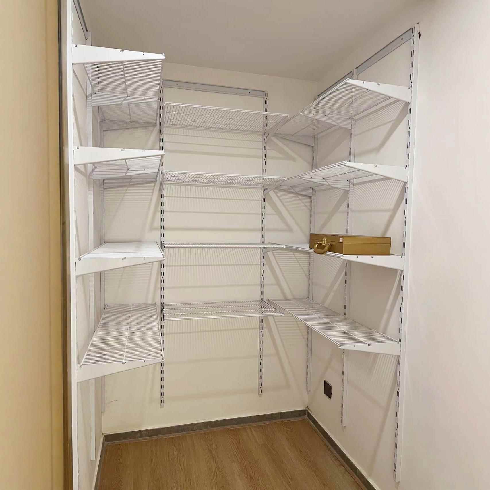 铂耐800库金属储物间壁挂式置物架定制杂物柜收纳入户环保储物柜