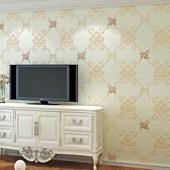 碎小卧室客厅浮温馨韩式 田园风格 家用墙雕纸小花清新花朵欧163式