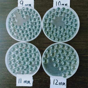 高正圆配件珠玻璃珠白填充实验4mm5mm6mm7mm8mm9mm11mm12mm14mm