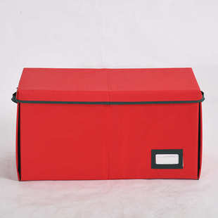 收纳盒装饰圣诞礼品圣诞托收纳球箱可折叠球84收纳盒圣诞层圣诞