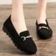豆豆鞋 孕妇鞋 平底黑色工作鞋 女单鞋 孕妇 一脚蹬软底防滑老北京布鞋