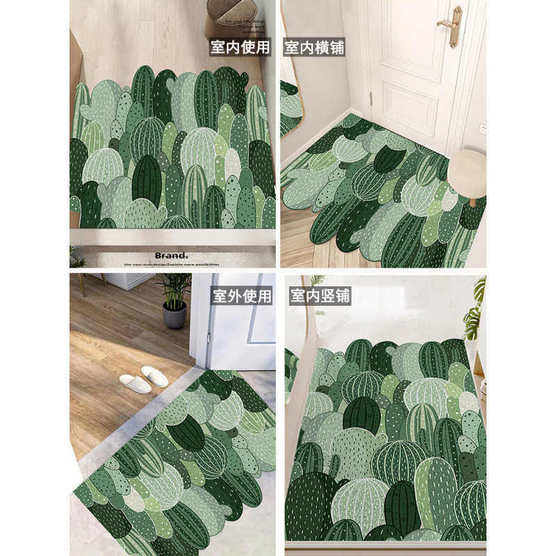 入门户地垫可擦洗入门耐脏新款客厅地毯免洗进门入户门垫玄关