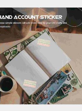 3 Rolls Hot Stamping Pocket Tape Scrap Tapes DIY Washi