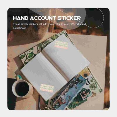 3 Rolls Hot Stamping Pocket Tape Scrap Tapes DIY Washi