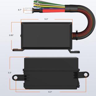 厂家供货新继KDA款6路电器保险盒电路改装束保线险丝座预接线险保