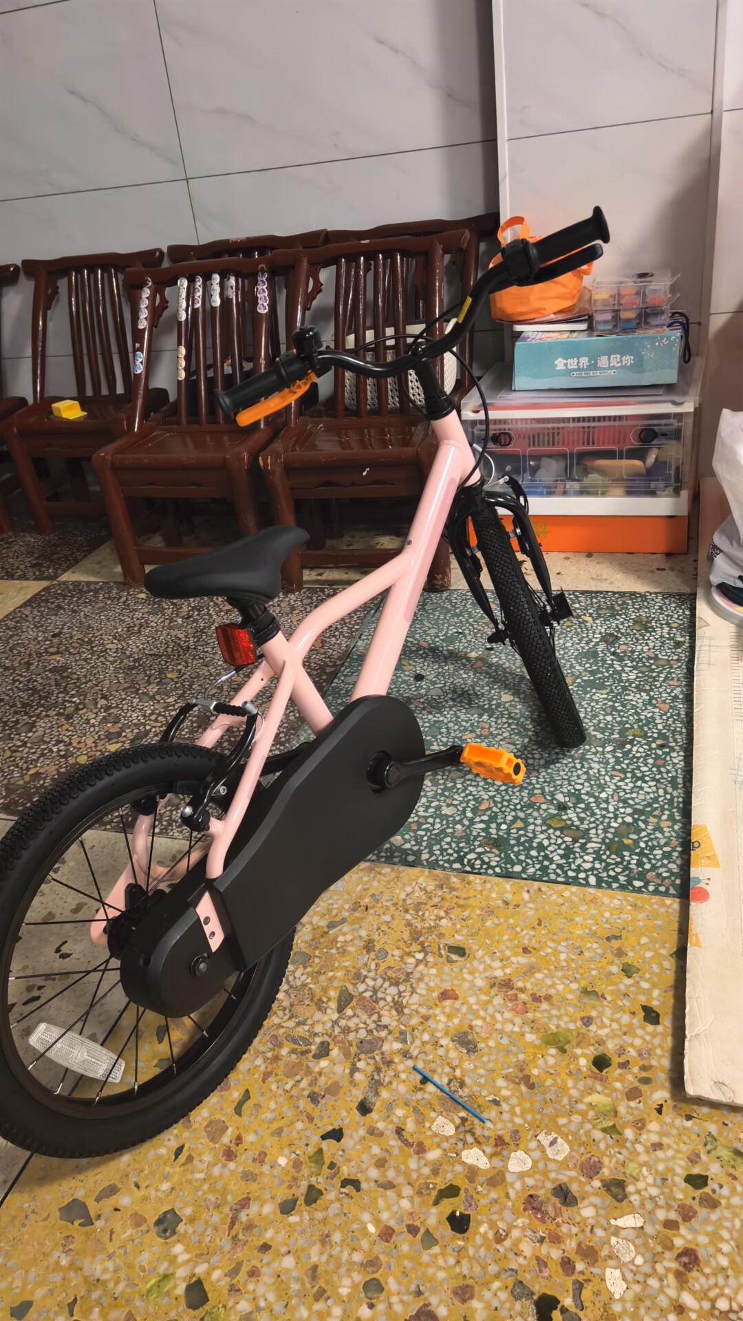Детский велосипед Decathlon BTWIN 16 дюймов для мальчиков и девочек 4-6 лет, запатентованный тормоз photo review