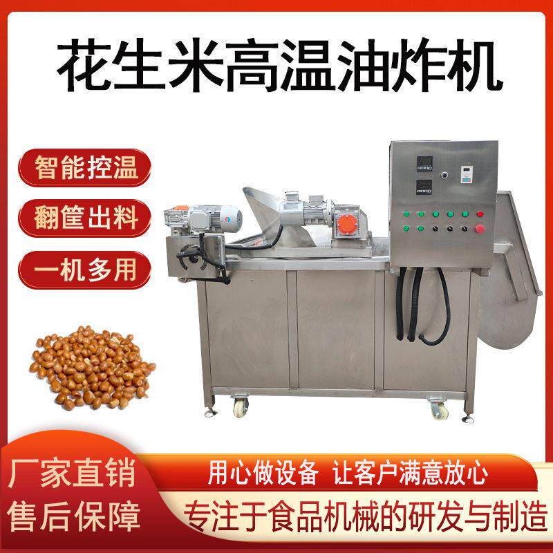 花生米油炸机商用电加热鱼豆腐豆泡油炸设备鸡米花鸡排春卷油炸锅