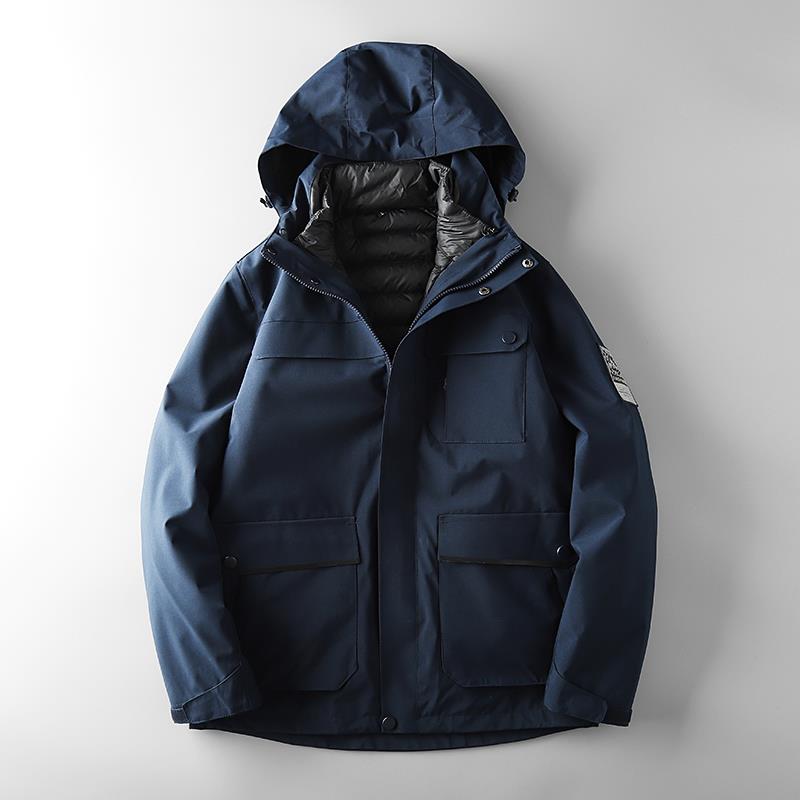 MAROLIO~出口芬兰！冲锋衣男女三合一羽绒服内胆防风防水工装外套