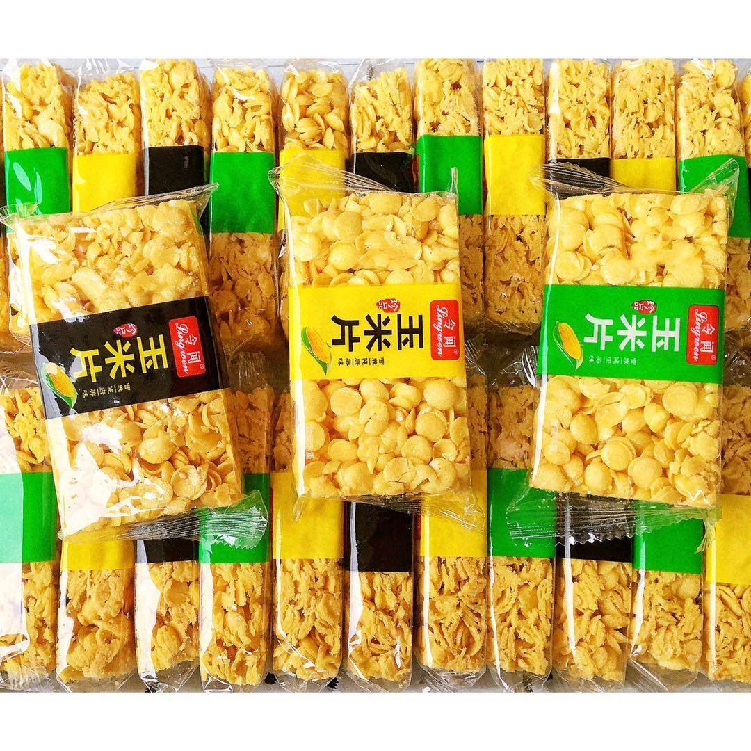 令闻玉米片1000g苕酥玉米酥脆块绿豆真谷粒香脆粗粮休闲小吃零食