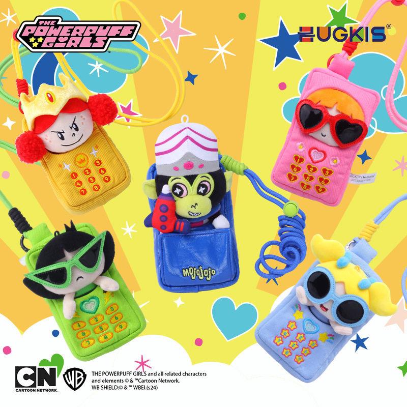 飞天小女警毛绒玩具CALLME手机娃娃挂件盲盒可爱公仔长挂绳可调节