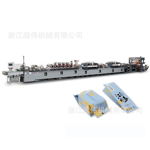 厂家直销超伟塑料机械制袋机重型复合袋茶叶袋饰品袋单片膜插底机