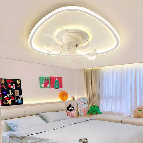 全光谱风扇灯卧室灯现简约代中山餐灯顶吸灯141一体厅客厅灯具led
