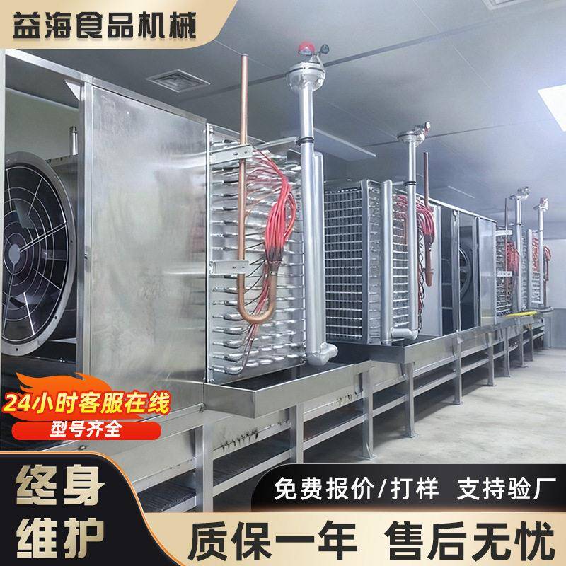 各类蔬菜薯条山楂水果速冻节能型流态化速冻机全自动果蔬速冻机